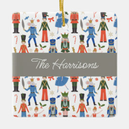 Niedlicher Nutcracker Personalisiert Weihnachten Keramikornament