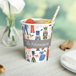Niedlicher Nutcracker Personalisiert Weihnachten Pappbecher