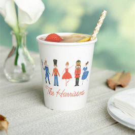 Niedlicher Nutcracker Personalisiert Weihnachten Pappbecher