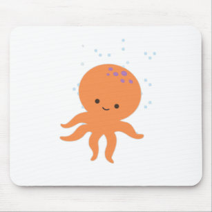 Niedlicher Octopus-Cartoon Mousepad