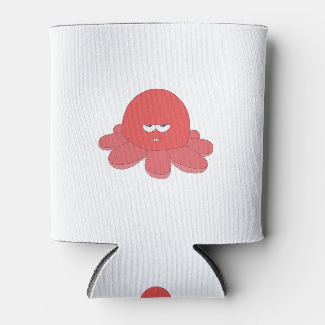 Niedlicher Oktopus Dosenkühler (Vorderseite)