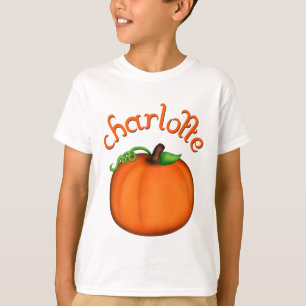 Niedlicher orange Kürbis für Charlotte T-Shirt