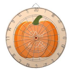 Niedlicher orangefarbener neutraler Pumpkin-Vater Dartscheibe