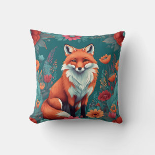 Niedlicher Orangenfuchs Kissen