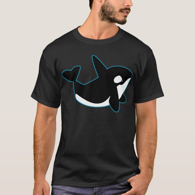 Niedlicher Orca (Mörder-Wal) T-Shirt (Vorderseite)