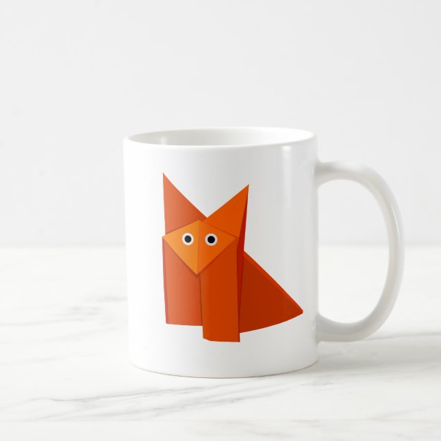 Niedlicher Origami Fox-Kinder Kaffeetasse (Rechts)