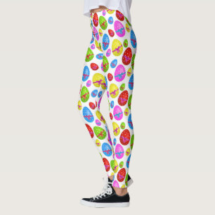 Niedlicher Osterei-Muster Feiertag Leggings