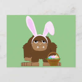 Niedlicher Osterfuß Feiertagspostkarte