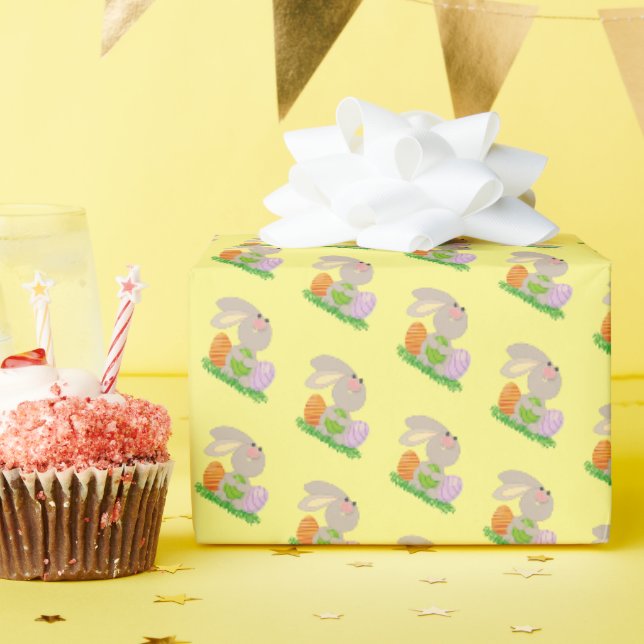 Niedlicher Ostergebälk Geschenkpapier (Geburtstagsparty)