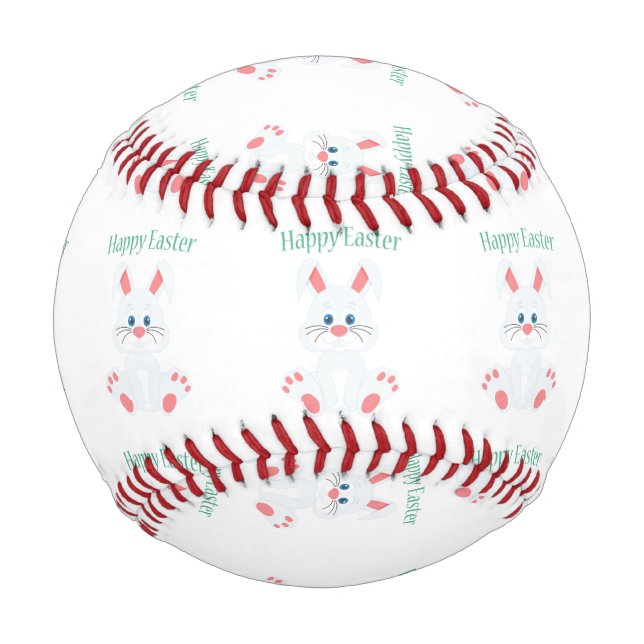 Niedlicher Osterhase Baseball (Vorderseite)