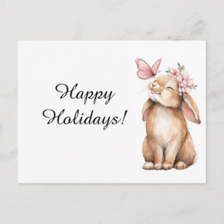 Niedlicher Osterhase Feiertagspostkarte