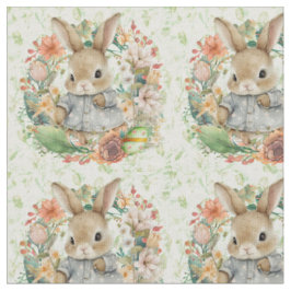 Niedlicher Osterhase in Jacket Stoff