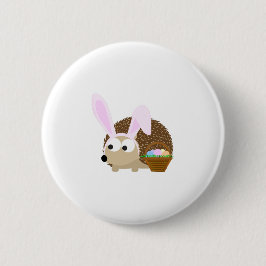 Niedlicher OsterIgel Button