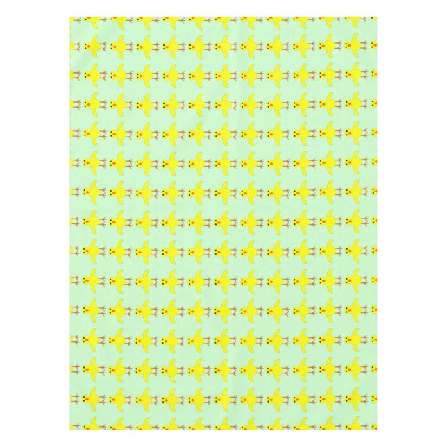 Niedlicher Osterkick Tischdecke (Vorderseite)