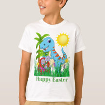 Niedlicher Ostern-Dinosaurier addieren Mitteilung