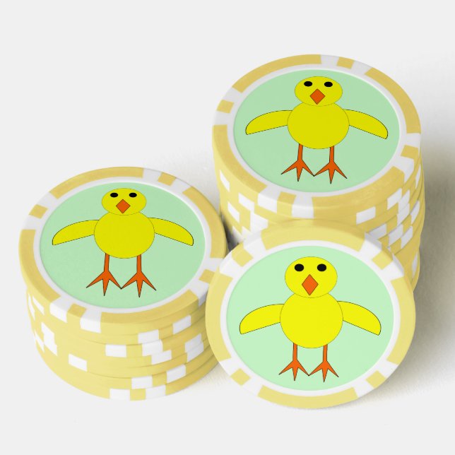 Niedlicher Osterschlucker Pokerchips (Stapel)