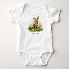 Niedlicher Ostersonnenhase Baby Strampler