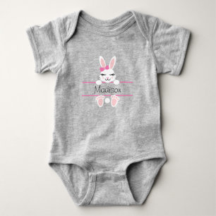 Niedlicher Ostersonnenmönch, Name Girl Baby Strampler