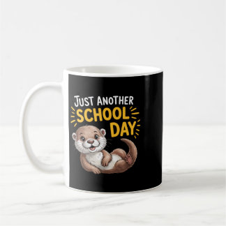 Niedlicher Otter Ein weiteres Cartoon-Design für d Kaffeetasse