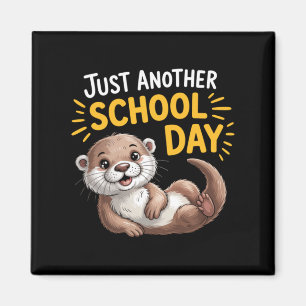 Niedlicher Otter Ein weiteres Cartoon-Design für d Magnet