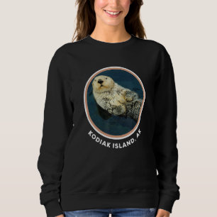 Niedlicher Otter Kodiak Island Ak Coast Resident F Sweatshirt