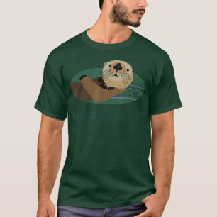 Niedlicher Otter Morro Bay California Küste Reside T-Shirt