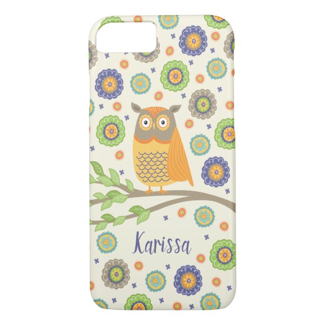Niedlicher Owl Bird Case-Mate iPhone Hülle (Rückseite)