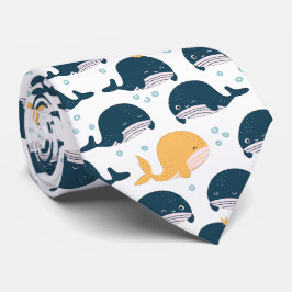 Niedlicher Ozean Kreaturen Sea Life Neck Tie Krawatte