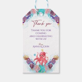 Niedlicher Ozeanbaby Octopus bunt Geschenkanhänger
