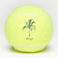 Niedlicher Palm Tree Script Keepake