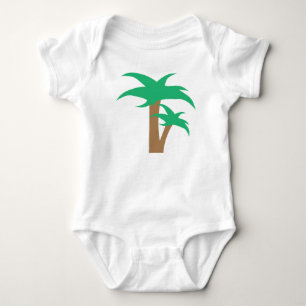 Niedlicher Palmbaum Baby Strampler