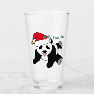 Niedlicher Panda-Bär Custom Glas