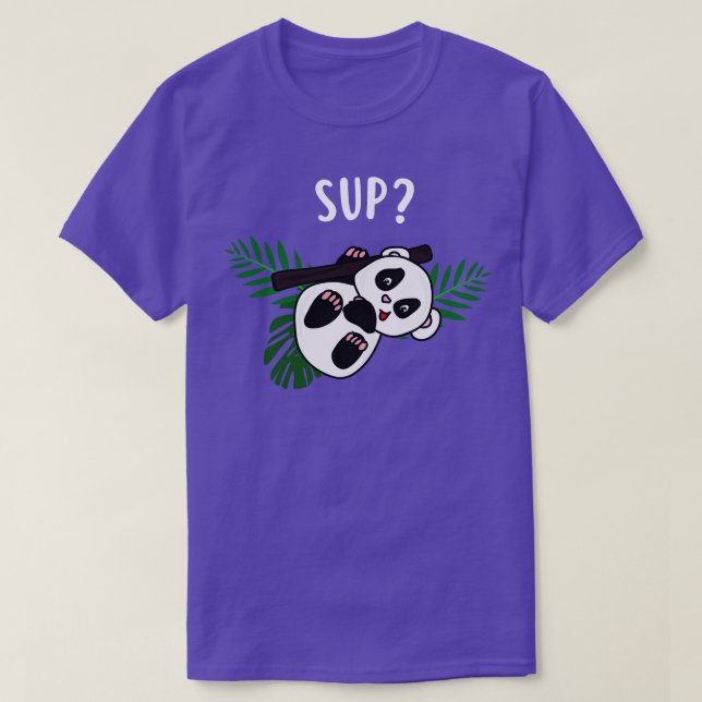 Niedlicher Panda-Bär für Zootiere von Kindern T-Shirt (Design vorne)