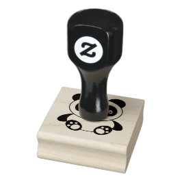 Niedlicher Panda-Bär Gummistempel
