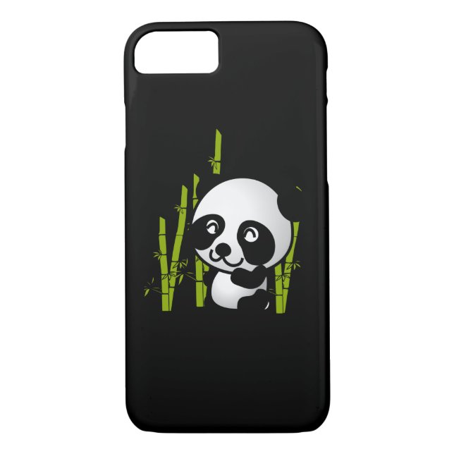 Niedlicher Panda-Bär in einem Bambushain. Case-Mate iPhone Hülle (Rückseite)