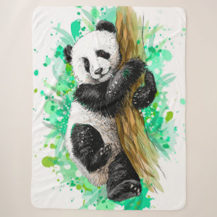 Niedlicher Panda-Bär Sherpadecke