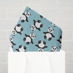 niedlicher Panda-Bär Unisex-Babydusche Seidenpapier