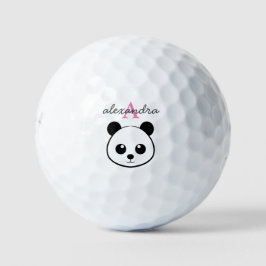 Niedlicher Panda-Bärendrahm Golfball