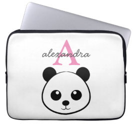 Niedlicher Panda-Bärendrahm Laptopschutzhülle