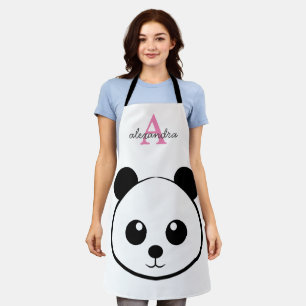 Niedlicher Panda-Bärendrahm Schürze