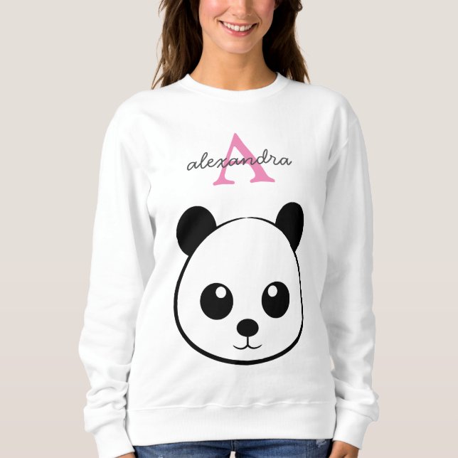 Niedlicher Panda-Bärendrahm Sweatshirt (Vorderseite)