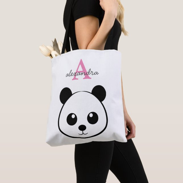 Niedlicher Panda-Bärendrahm Tasche (Von Nahem)