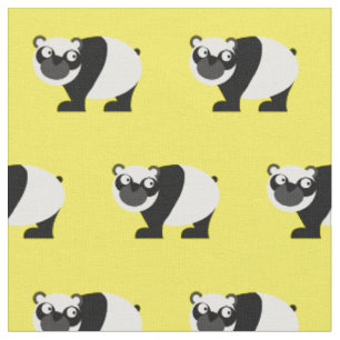 Niedlicher Panda Bear Kinderwagen Kinderzimmer gel Stoff