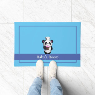 Niedlicher Panda Bear Rug Door Mat Fußmatte