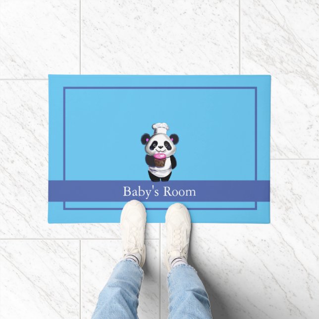 Niedlicher Panda Bear Rug Door Mat Fußmatte (Indoor)