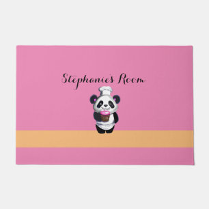 Niedlicher Panda Bear Rug Door Mat Fußmatte