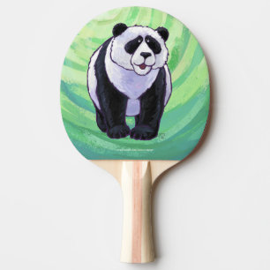 Niedlicher Panda betreffen Grün Tischtennis Schläger
