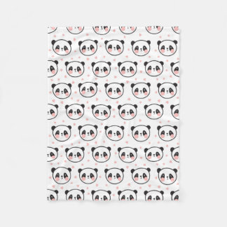 Niedlicher Panda Fleecedecke
