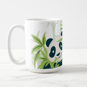 Niedlicher Panda in seiner Welt Kaffeetasse