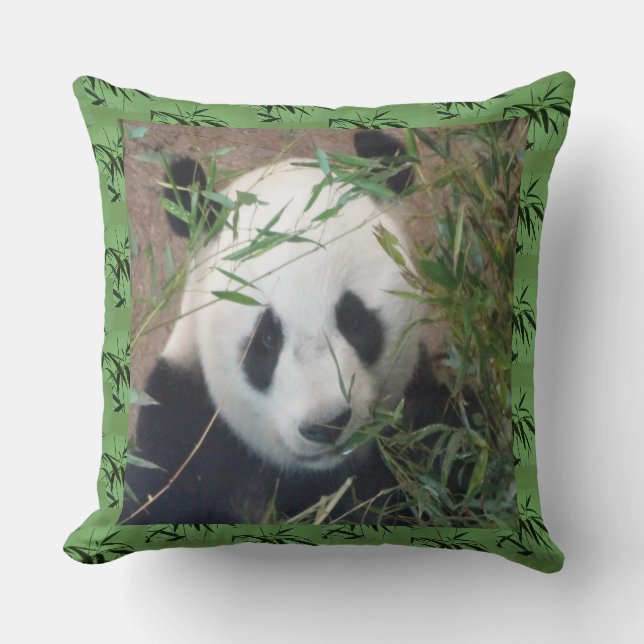 Niedlicher Panda-Kissen Kissen (Vorderseite)